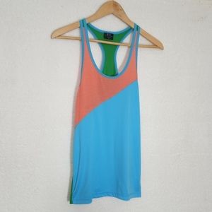 Split59 Tri Colored Workout Top Size Medium